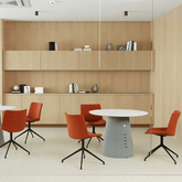 Fly Modern Minimalist Office Fabric Meeting 4 Star Base Chair - Gavisco Office Furniture